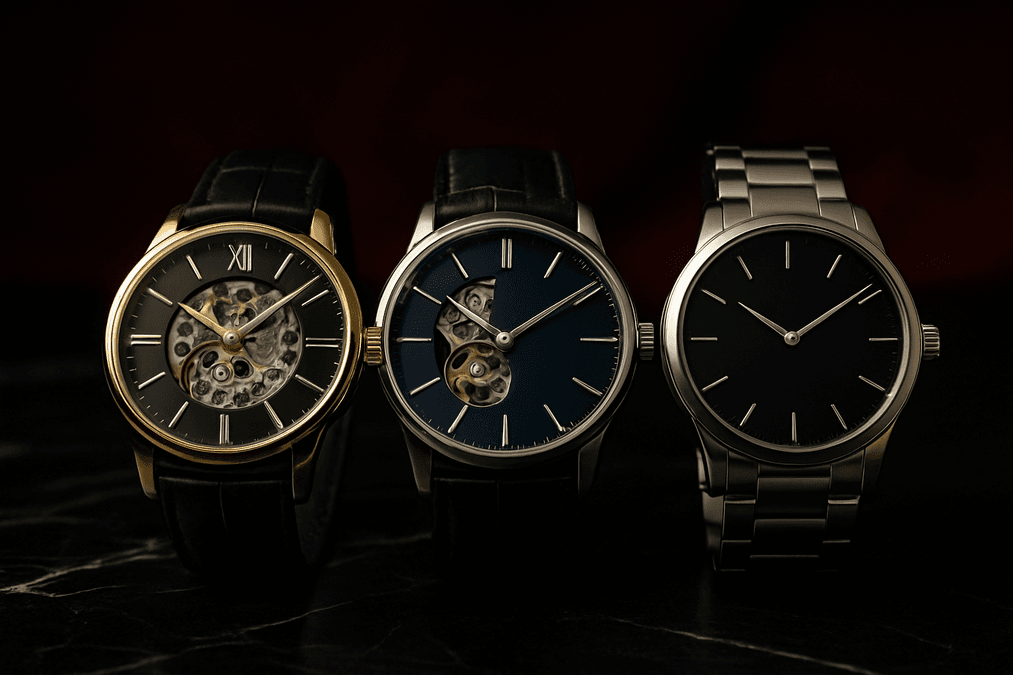 Uhrwerk-Typen erklärt – Automatik, Handaufzug, Quarz im Vergleich